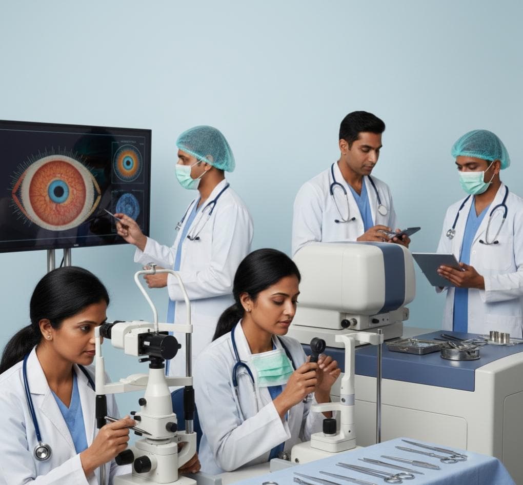 Eyehealthcure doctor providing expert medical consultation